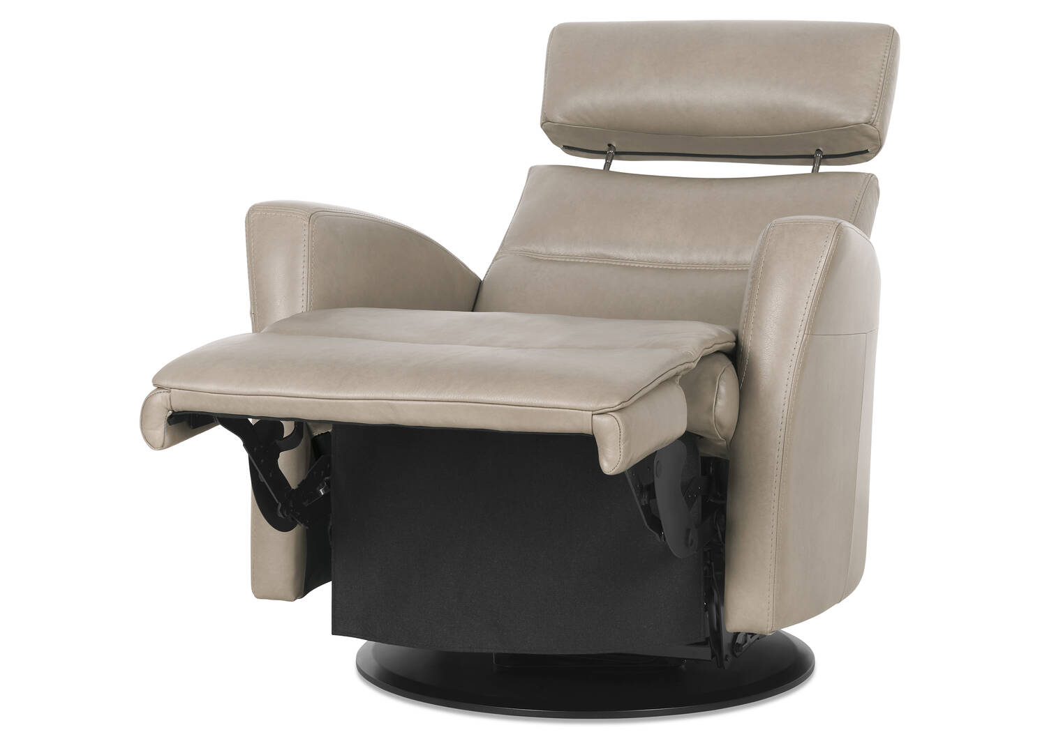 Jasper Leather Recliner -Sol Dove