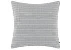 Hampton Pillow 20x20 Pebble/White