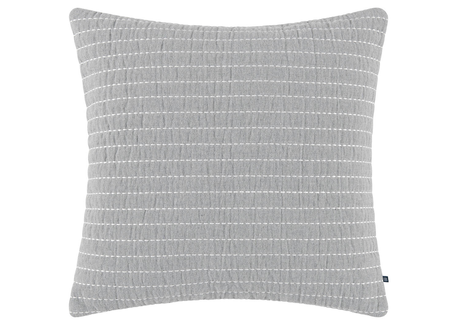 Coussin Hampton 20x20 cailloux/blanc