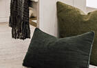 Coussin Bailey 12x22 boisé