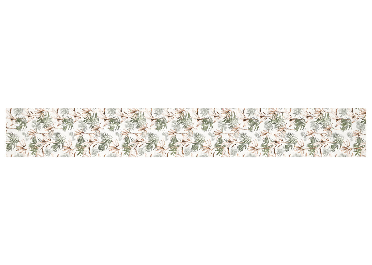 Aruba Table Runner Ivory/Green