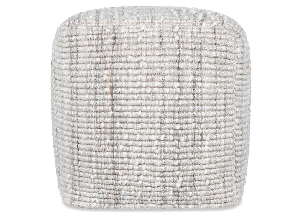 Casis Pouf Grey/Ivory