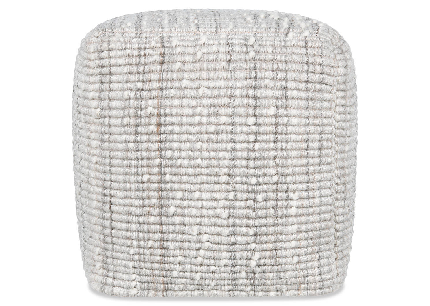 Casis Pouf Grey/Ivory