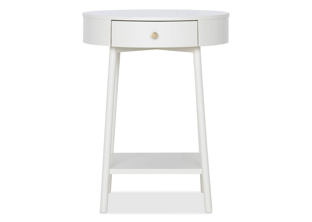 Poppy Nightstand -Nate Ecru