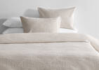 Odus Duvet Set Queen Lt. Grey/Ivory