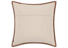Lois Cotton Pillow 20x20 Ivory/Tan