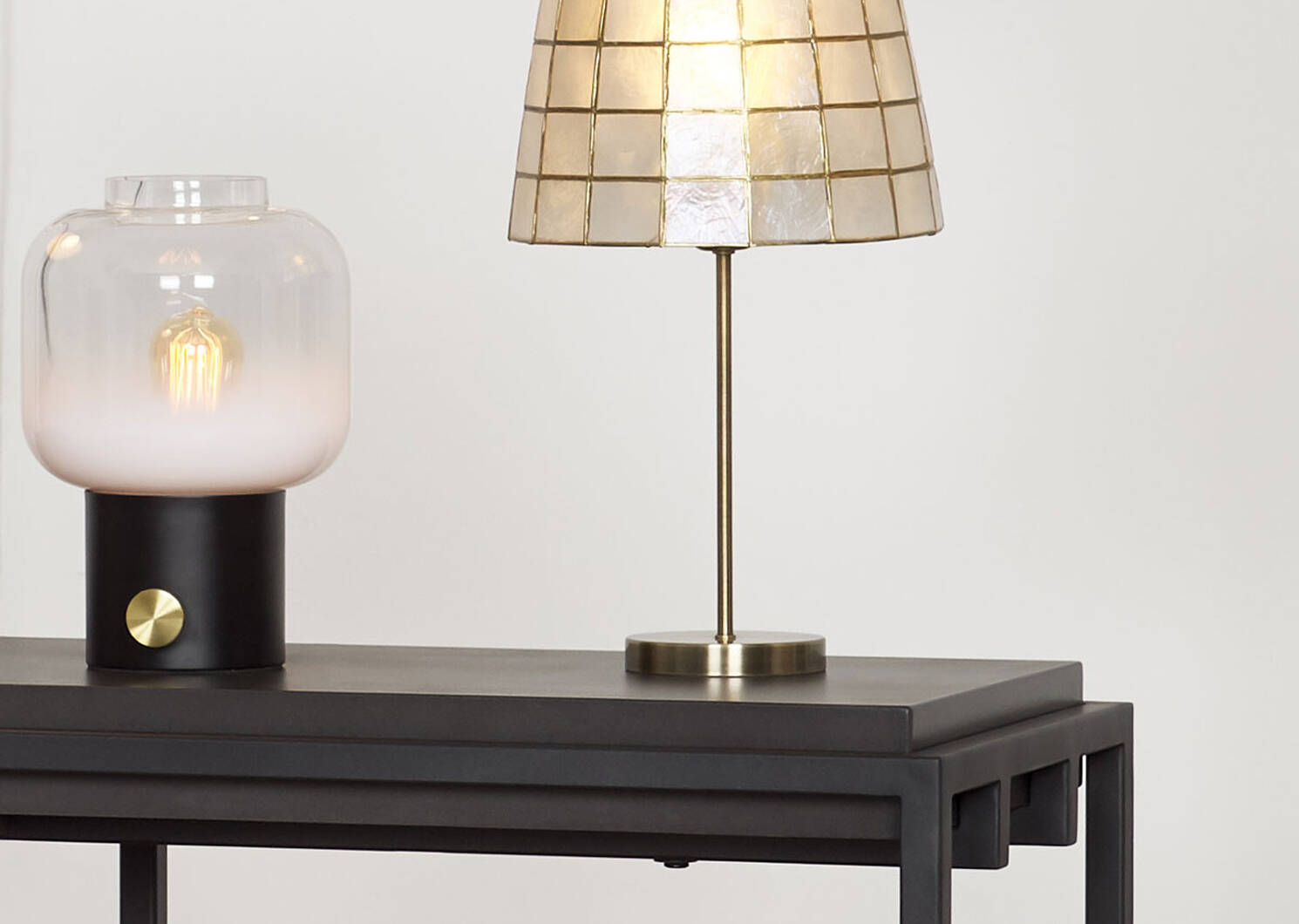 Ensley Capiz Table Lamp