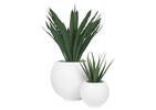 Reyes Outdoor Planter Small White