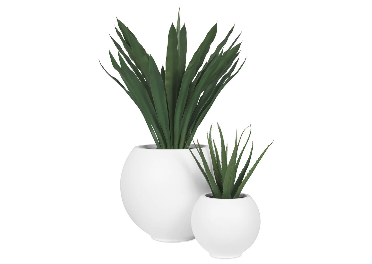 Reyes Outdoor Planters White