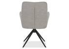 Estilo Swivel Dining Chair -Ryu Steel