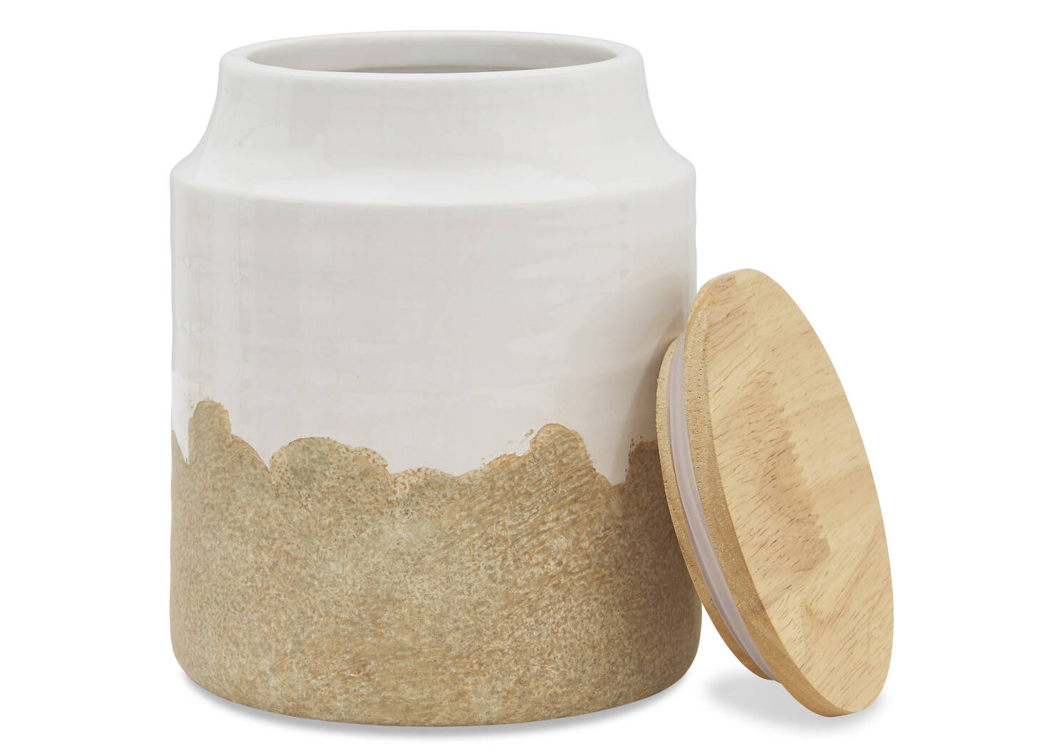 Vanna Canister Medium Milk/Natural