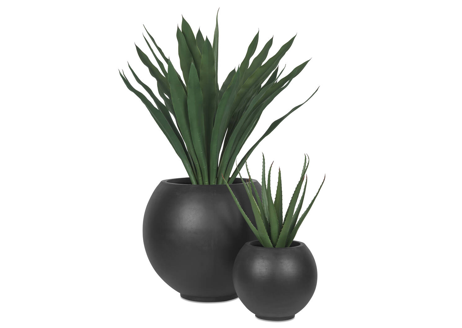Reyes Outdoor Planter Large Black