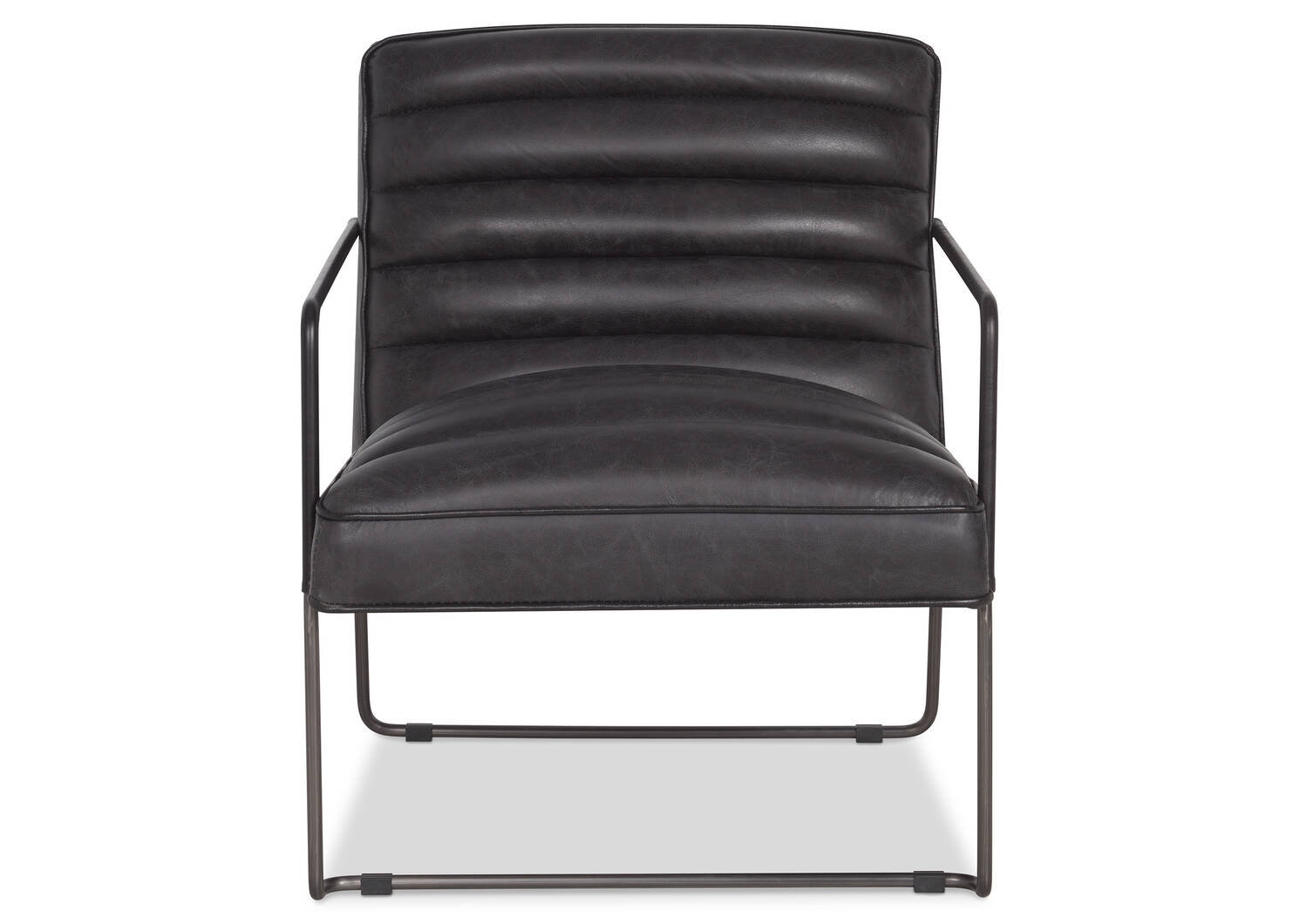 Damarco Leather Armchair -Alta Slate