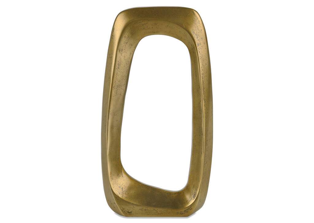 Sarra Sculpture Small Antiqued Brass