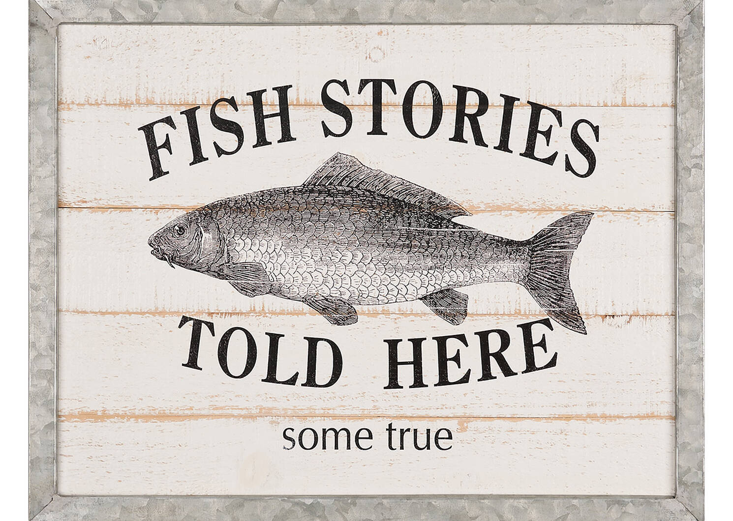 Fish Stories Wall Plaque