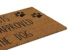 Dog Approval Doormat Natural