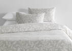 Nimes Cotton Duvet Set Queen Lt. Grey/Iv