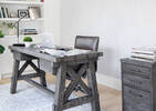 Lagarde Office Chair -Hurst Cocoa