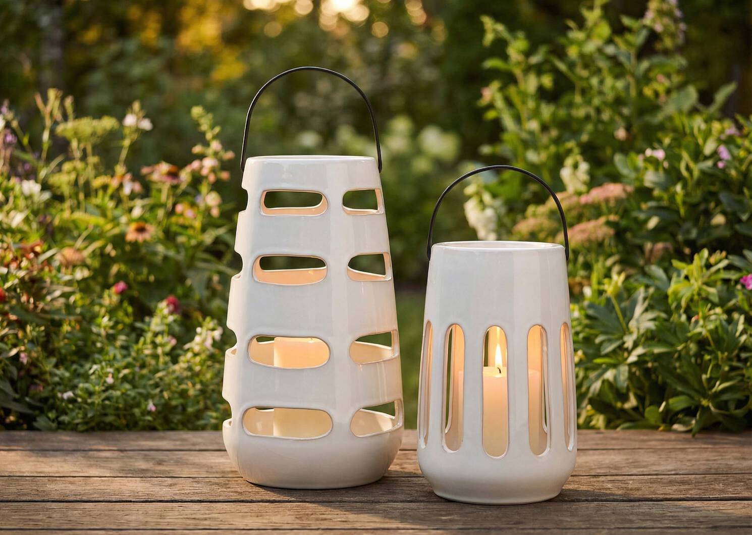 Faro Lantern Short White