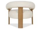 Fauteuil Aly Velji -naturel/ivoire