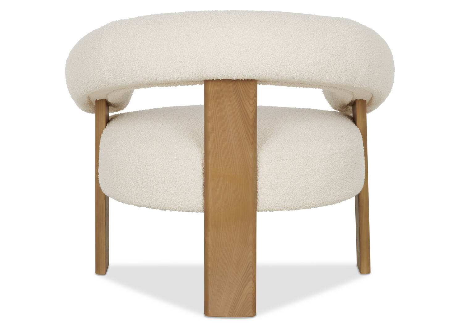 Fauteuil Aly Velji -naturel/ivoire
