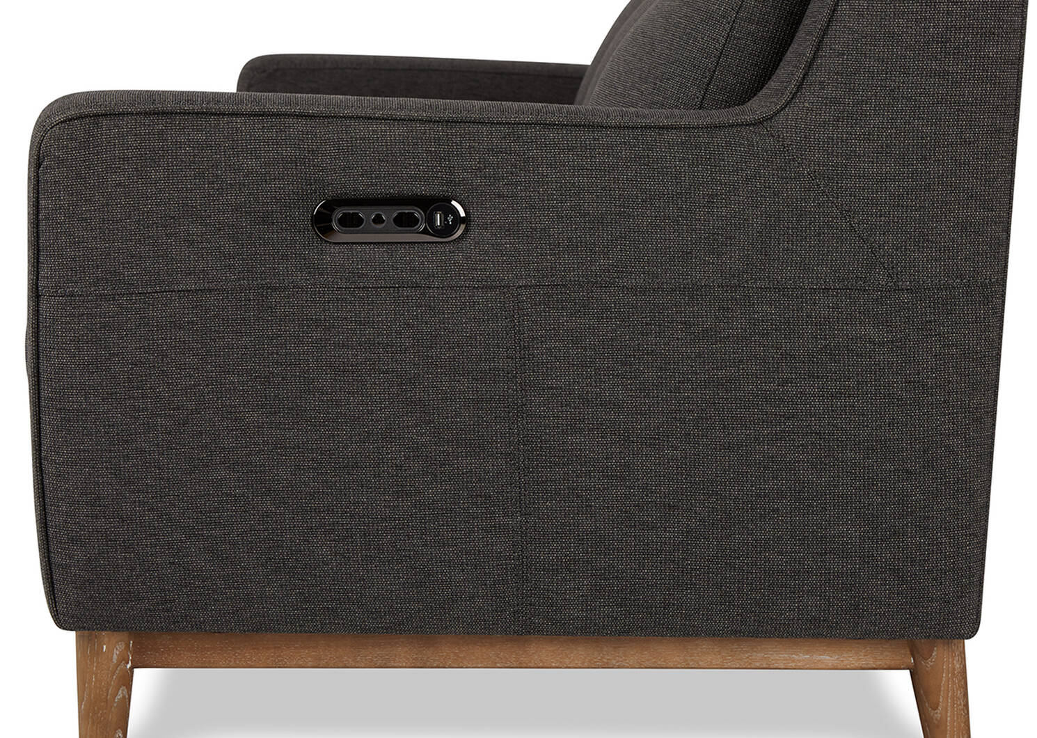 Sanibel Reclining Sofa -Brava Charcoal