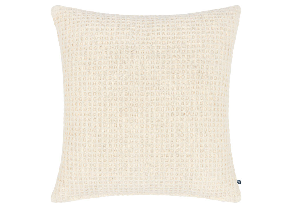 Coussin en coton gaufr&eacute; Edgell 20x20 iv