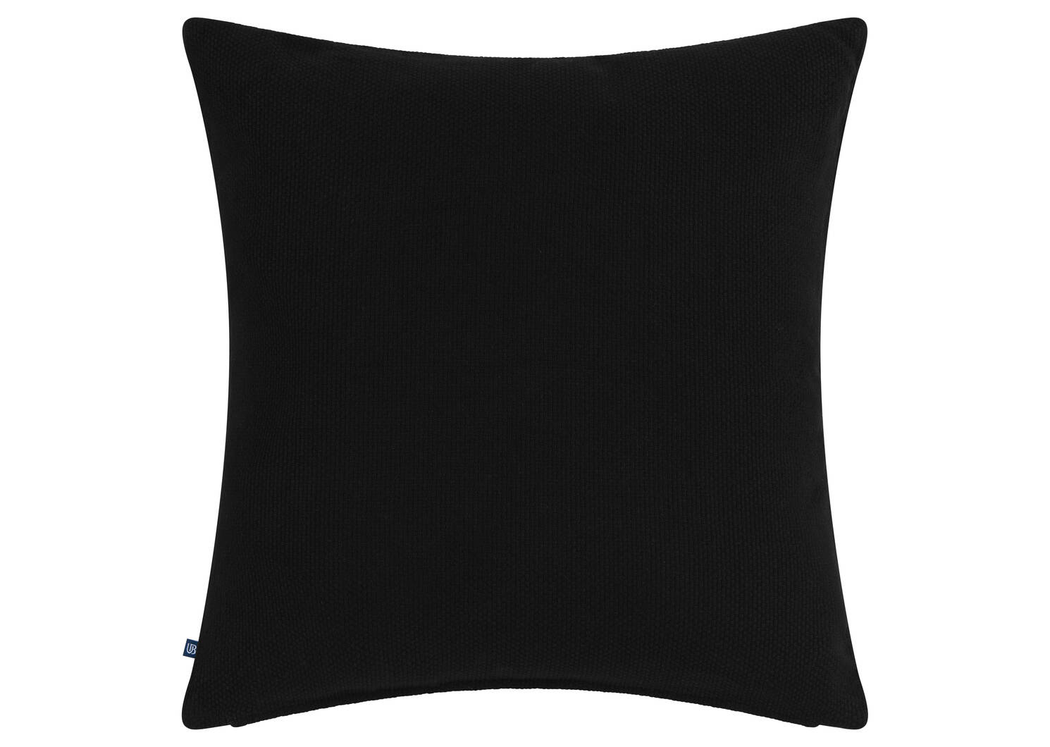 Flo Cotton Pillow 20x20 Black/Ivory