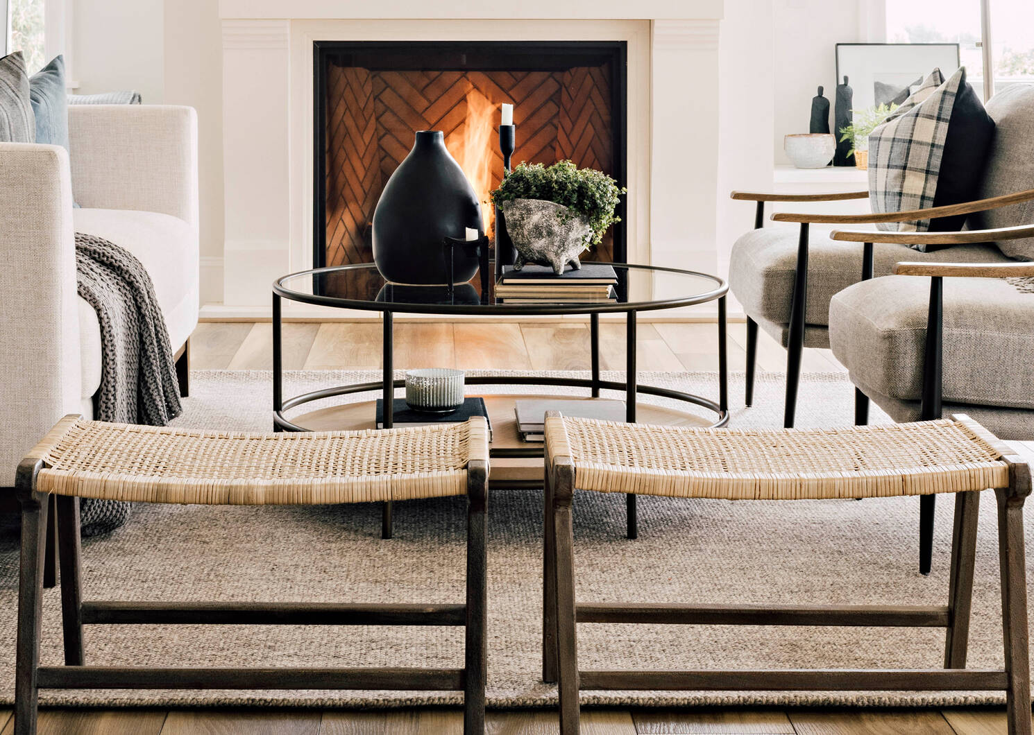 Bower Coffee Table -Cera Almond