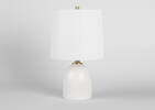 Petite lampe de table Chance blanche