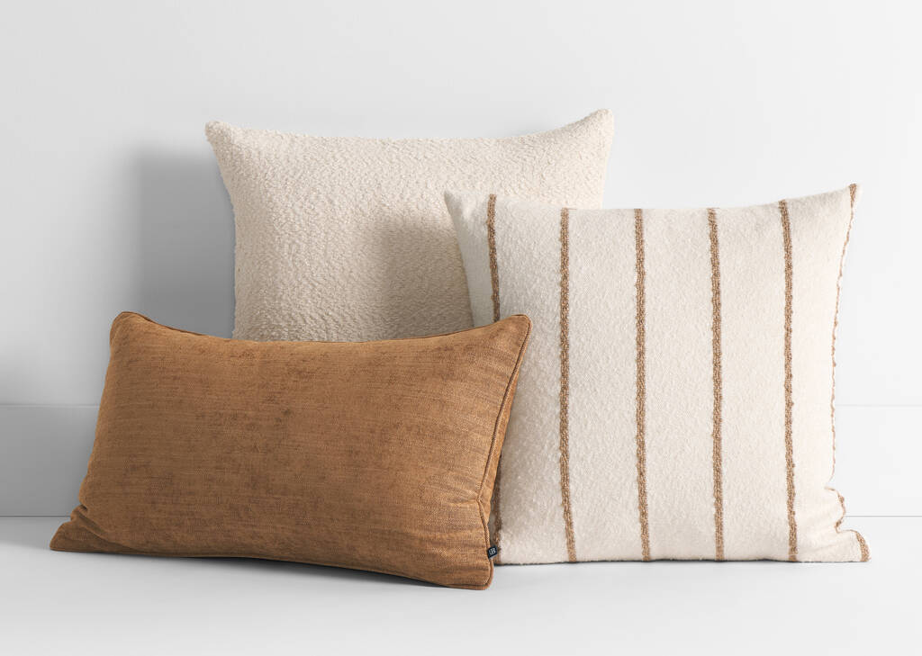 Combo coussins Chic caramel