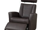 Belvedere Leather Recliner -Tre Brown