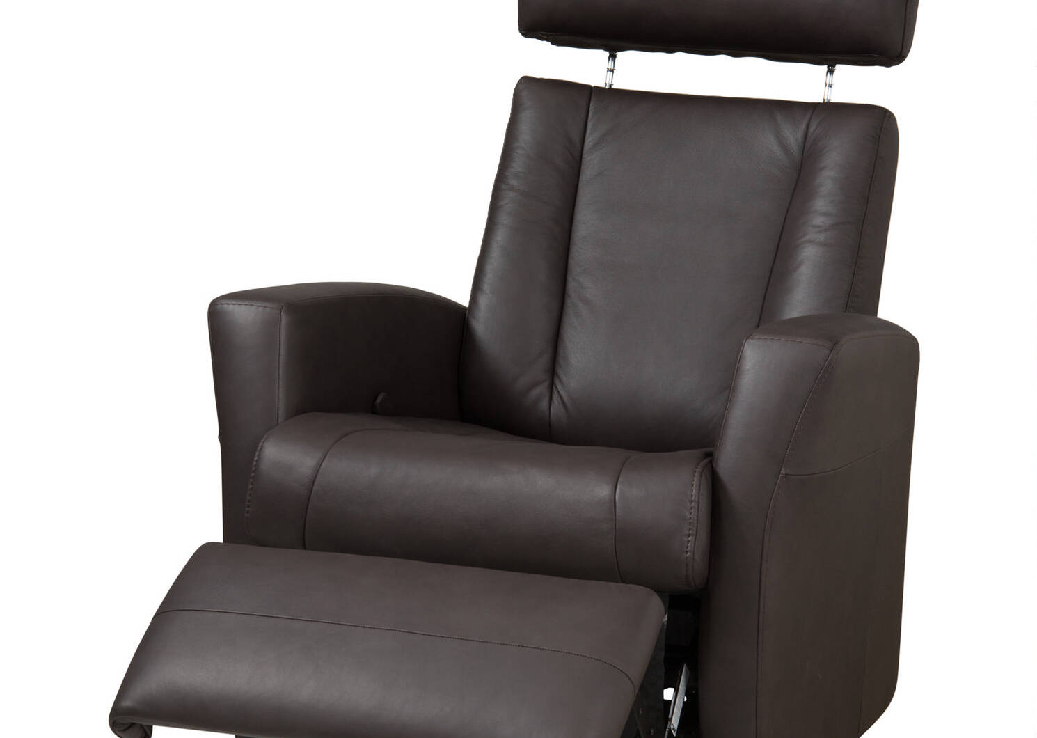 Belvedere Leather Recliner -Tre Brown