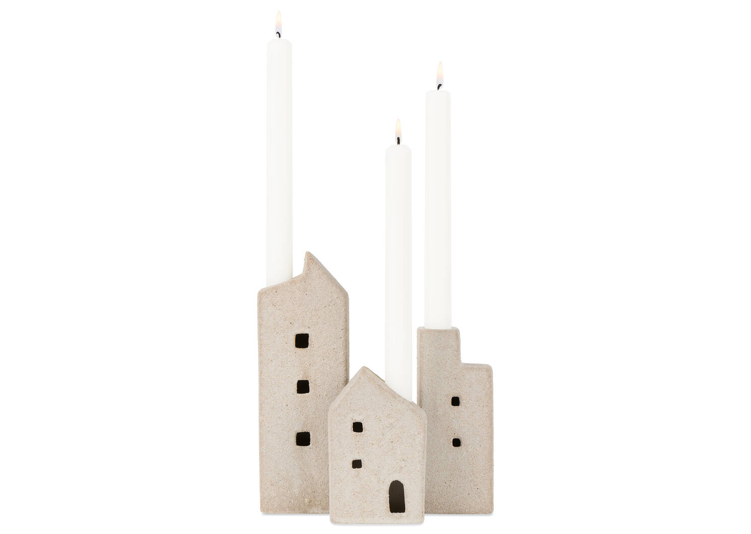 Casa Candle Holder Large Fawn