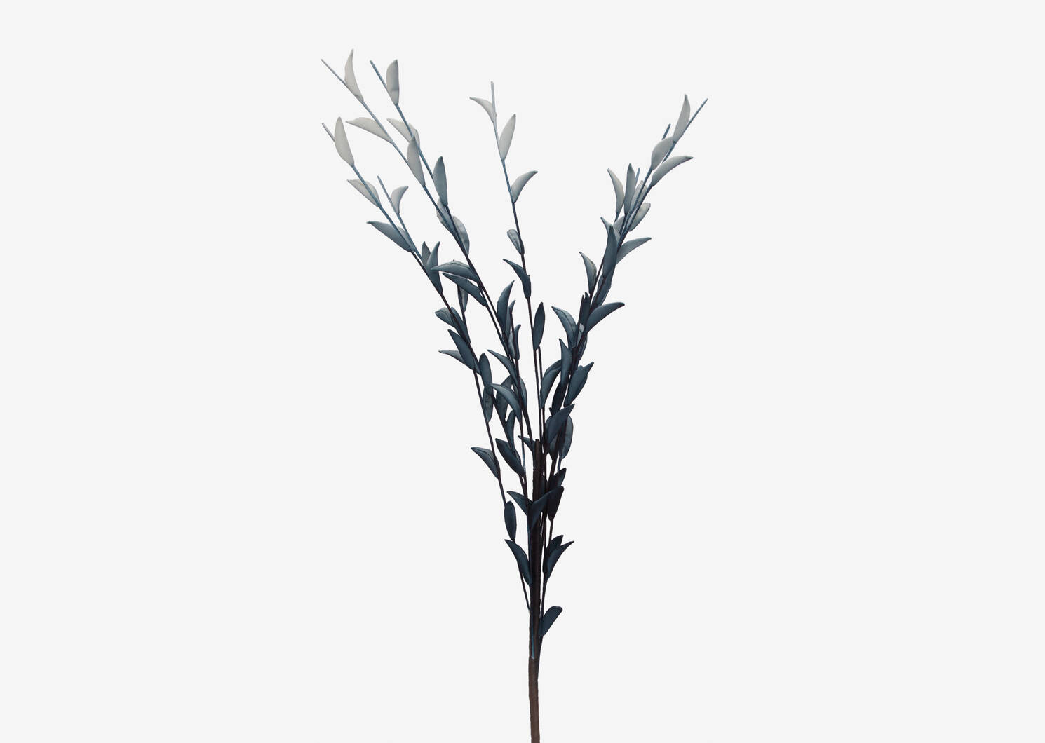 Branche de pétales Tinna clair de lune