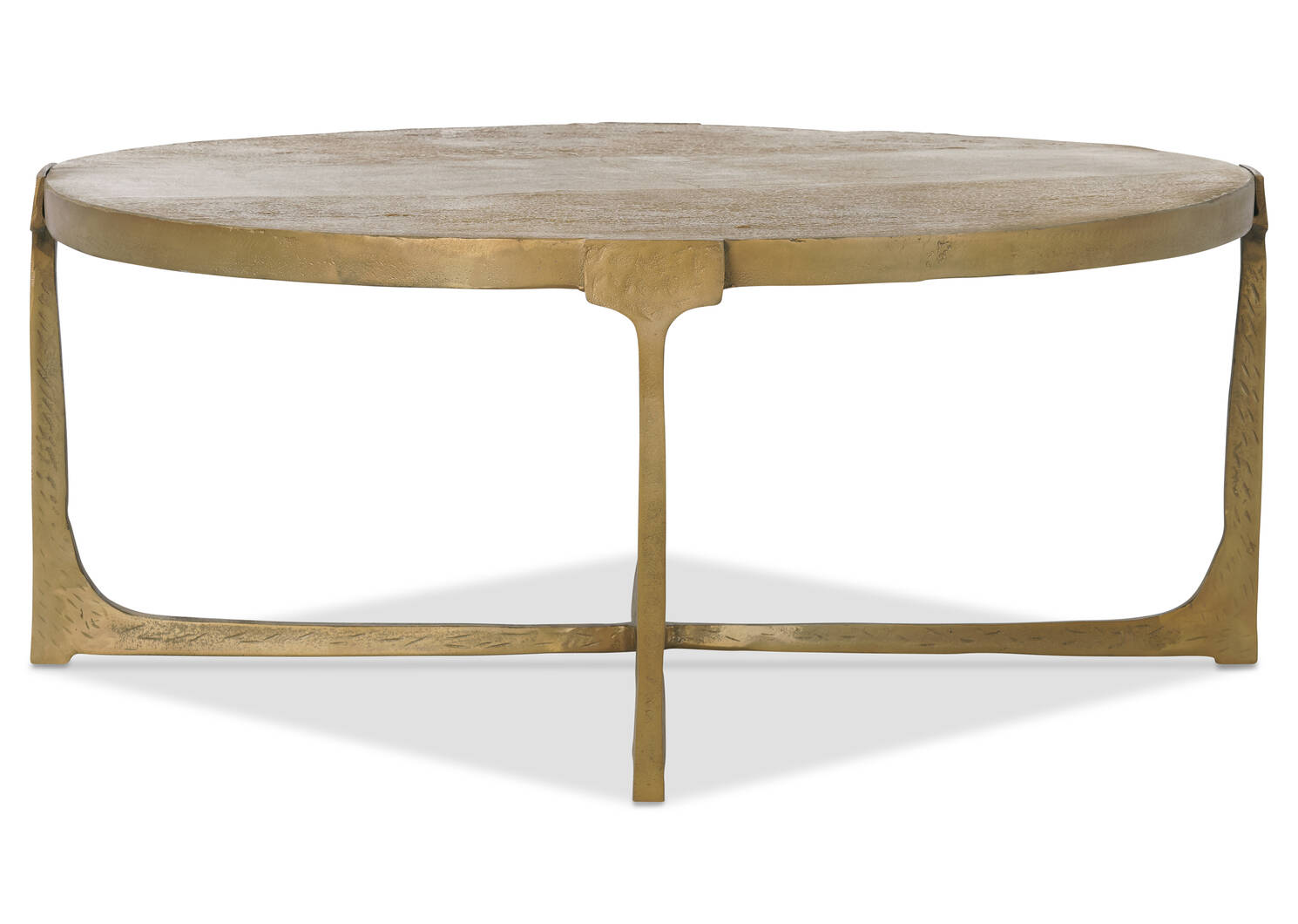 Prescott Coffee Table -Brass