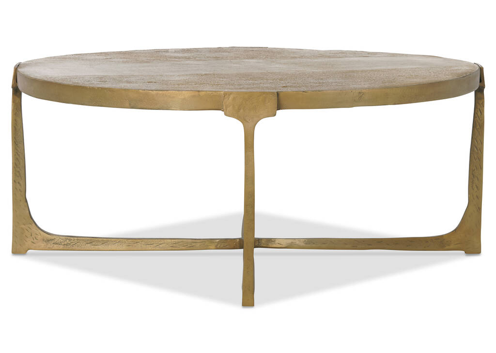 Prescott Coffee Table -Brass