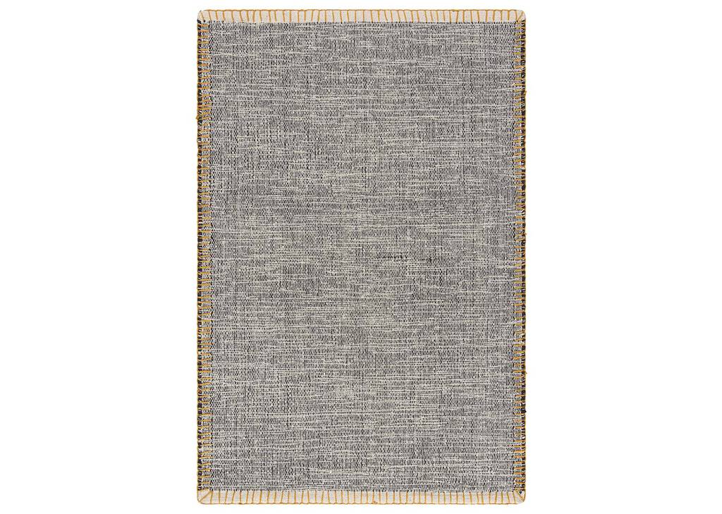 Tapis décoratifs Arleigh -noirs/champ doré