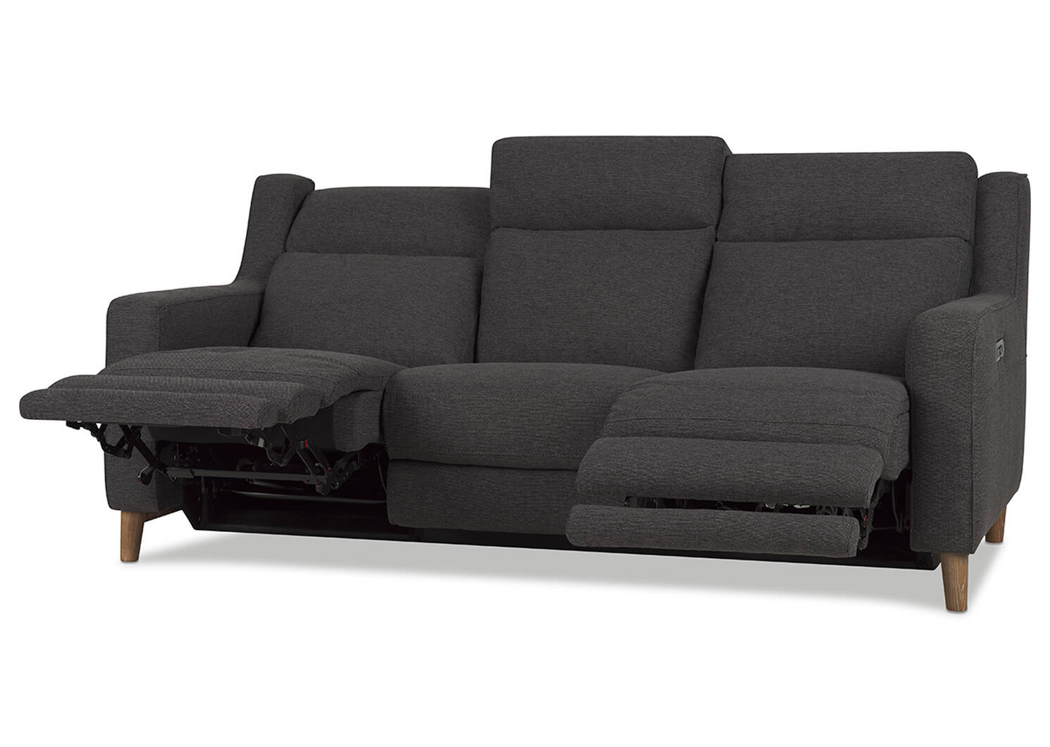 Sanibel Reclining Sofa -Brava Charcoal