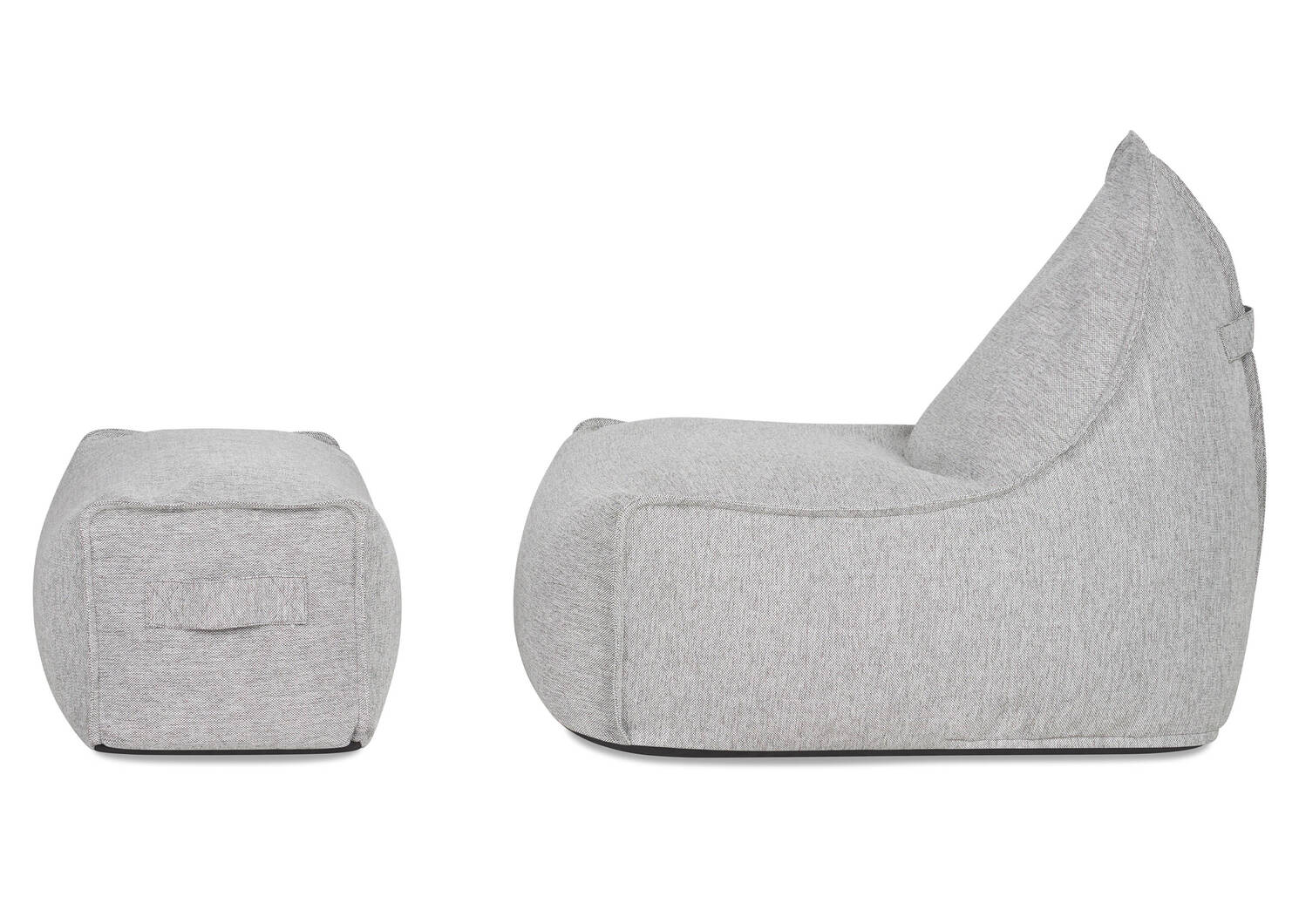 Cabana Chair w/ Ottoman -Kobe Grey