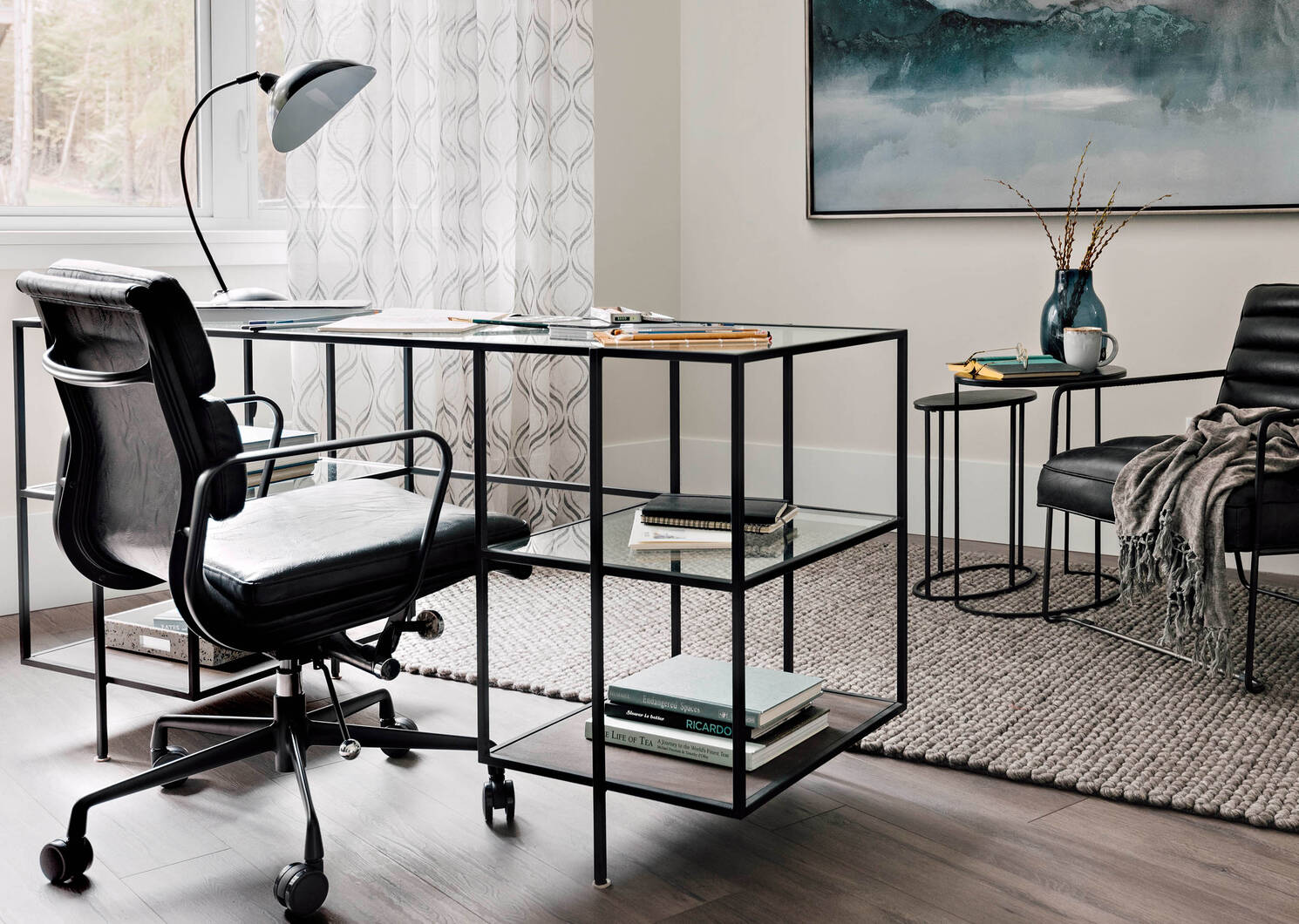 Bureau de travail Sloan -Nova brun