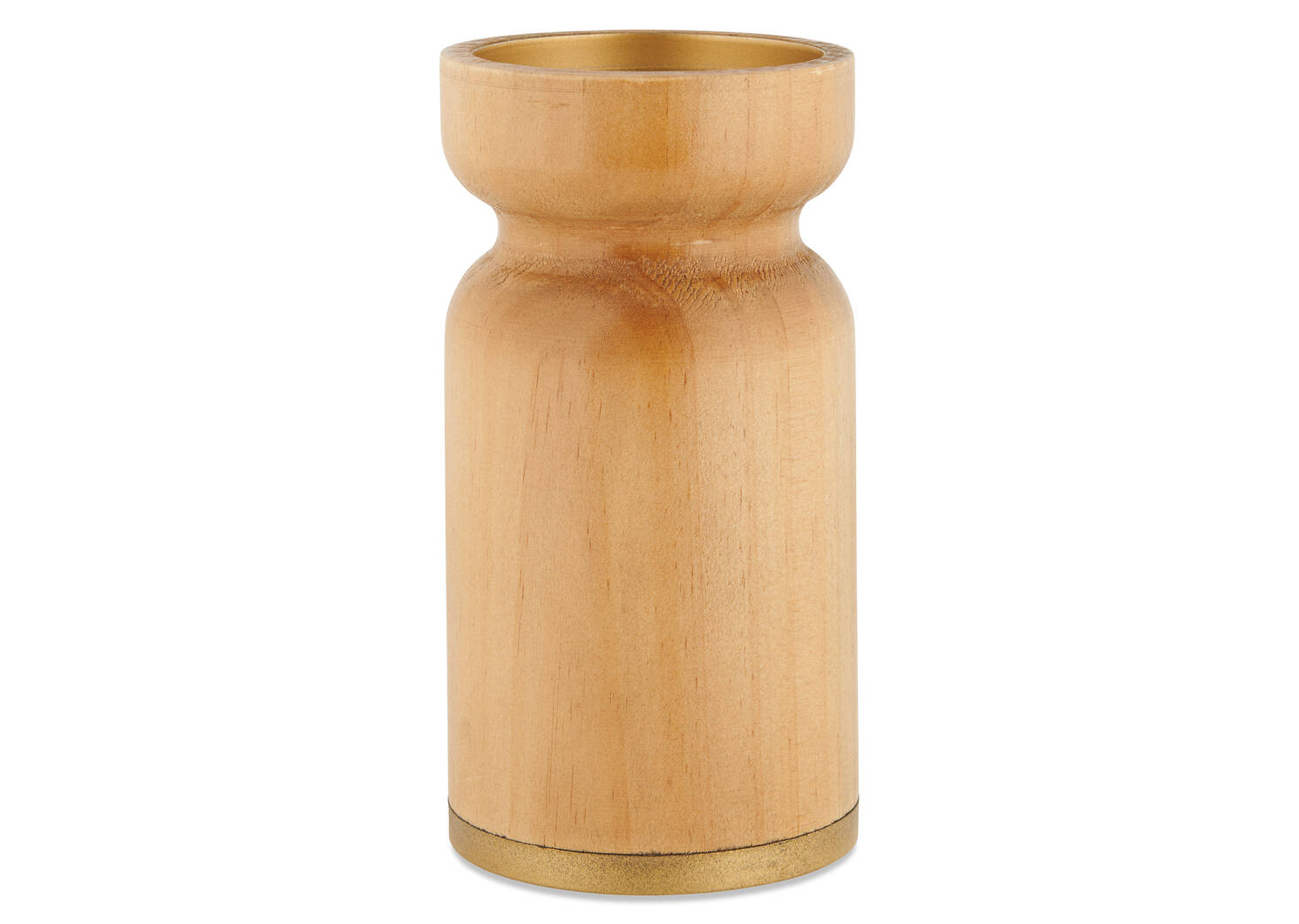 Oona Wood Candle Holder Tall