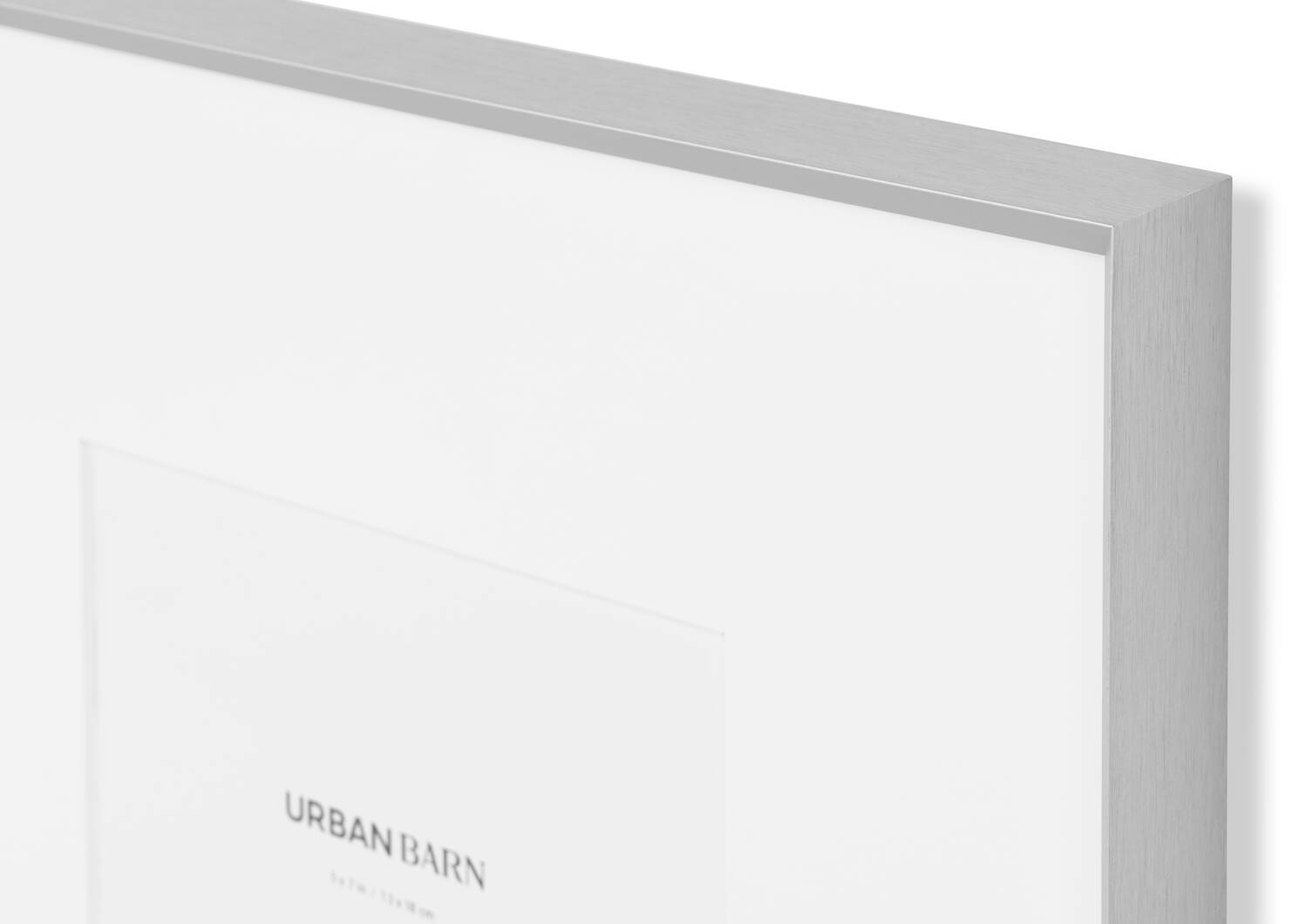 Russo Gallery Frame 5x7 Brushed Silve