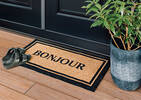 Bonjour Doormat Natural