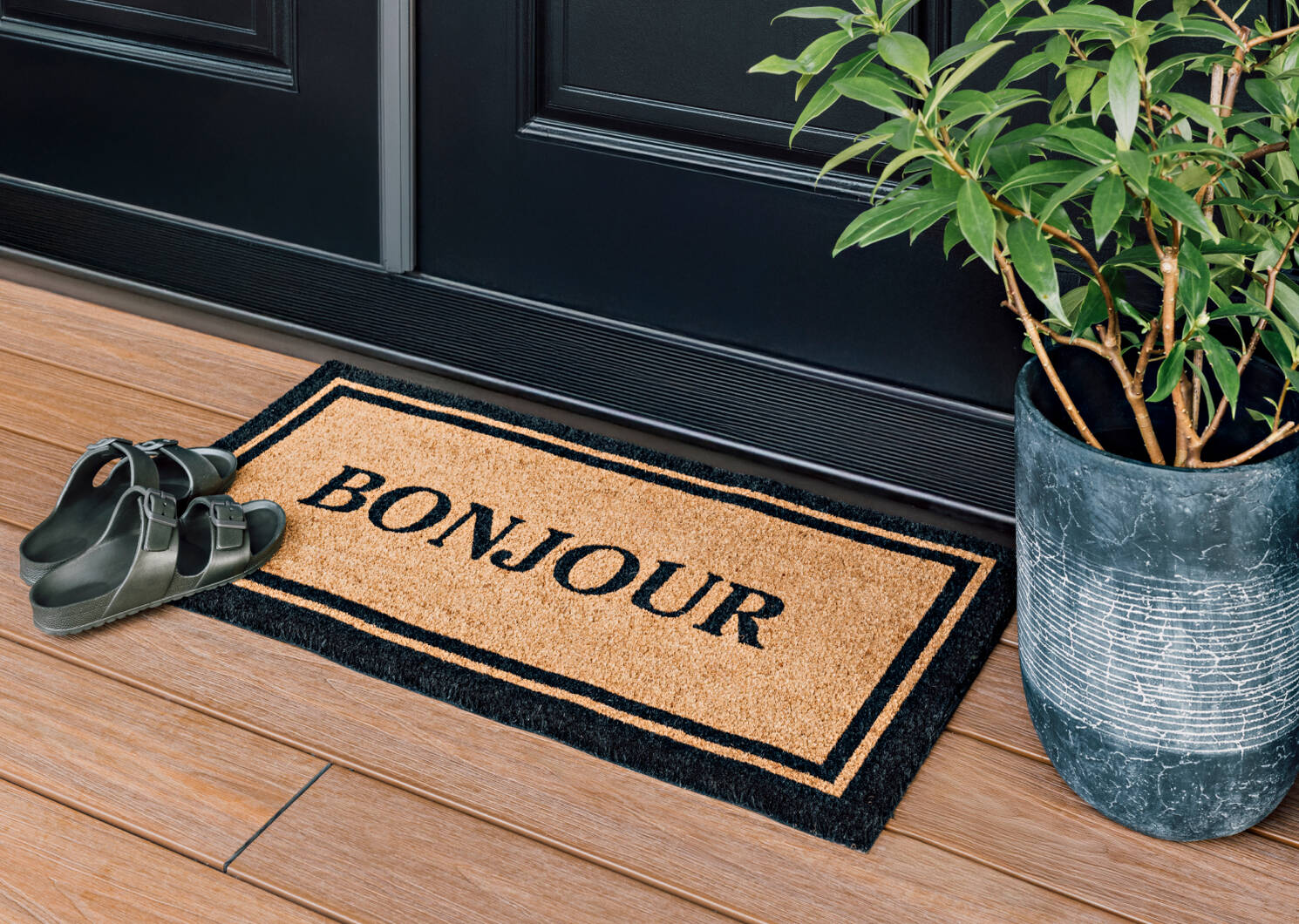 Bonjour Doormat Natural
