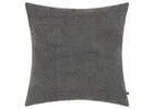 Coussin en coton Faith 20x20 gris foncé