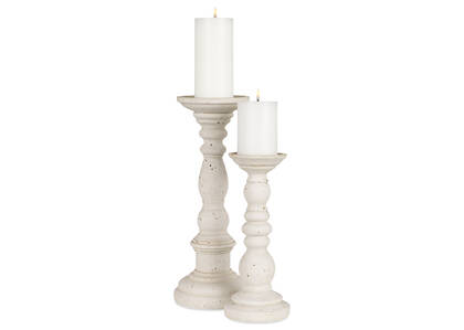 Vanya Candle Holders White
