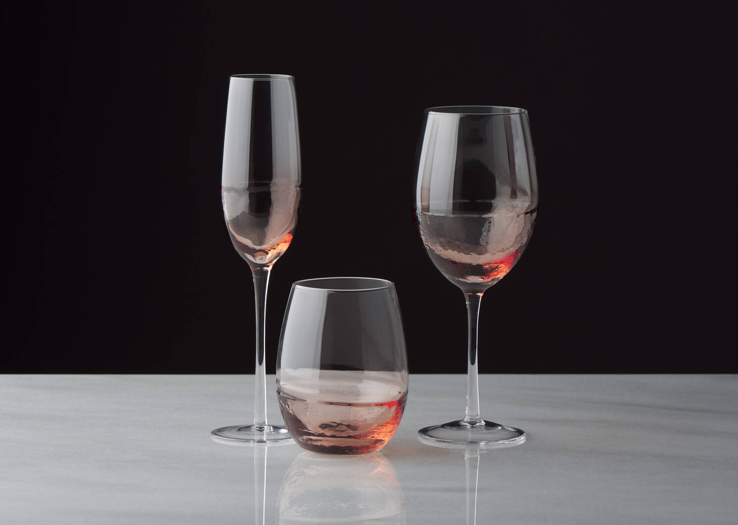 Niva Champagne Flute Terracotta