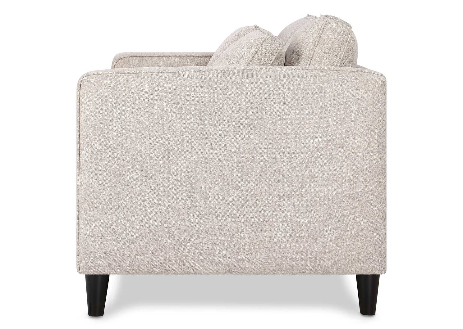 Lure Sofa Chaise -Aiden Platinum