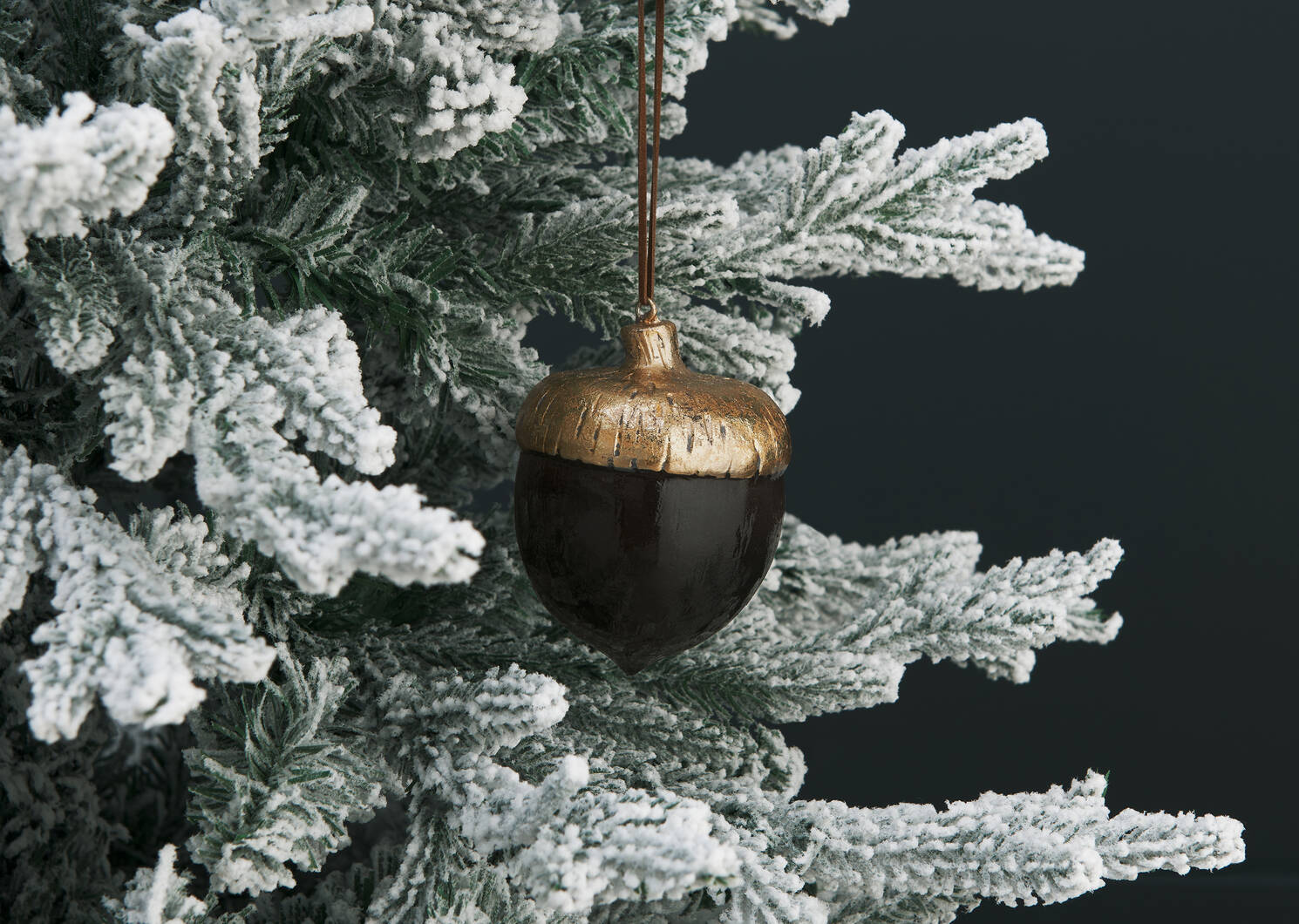 Golden Acorn Ornament